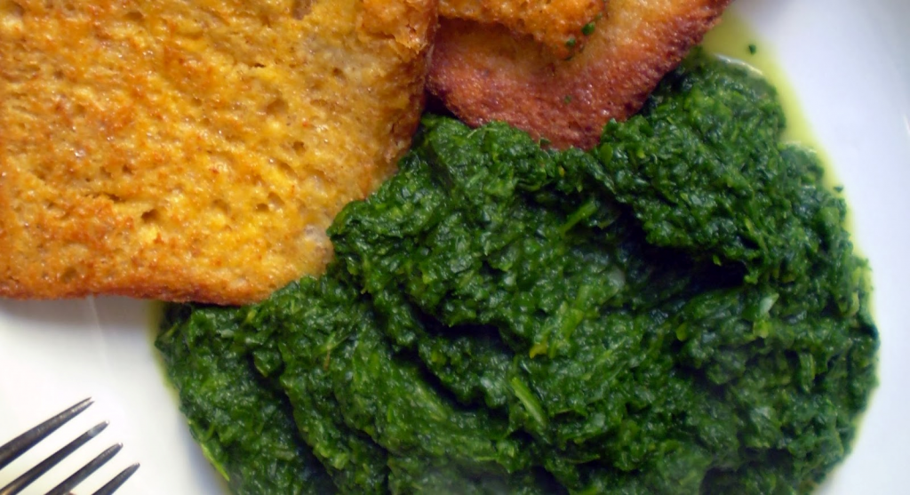 Cook Hungarian – Creamed Spinach With Fried Rolls post's picture