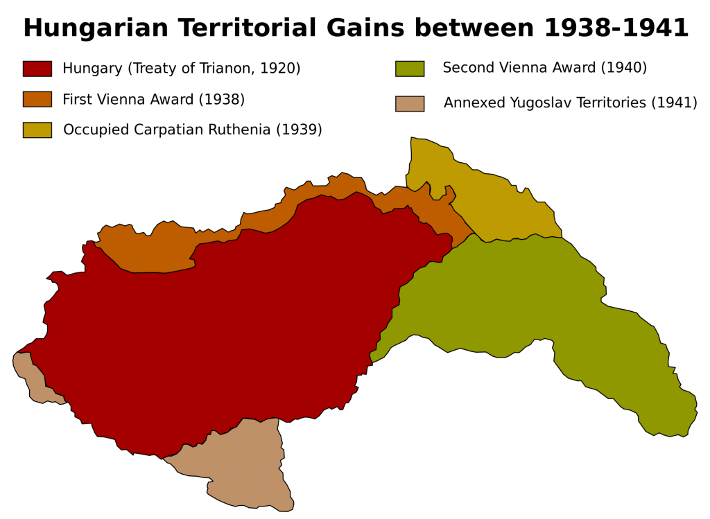 Hungary between 1938-1944