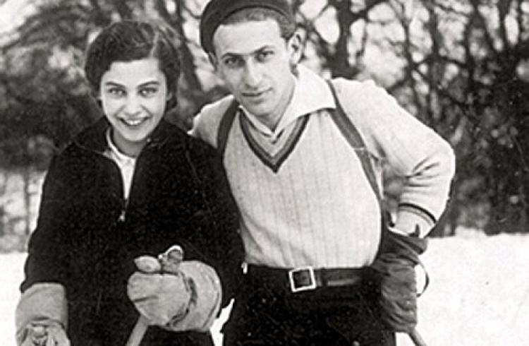 Miklós Radnóti with his beloved wife Fanni Gyarmati before the war