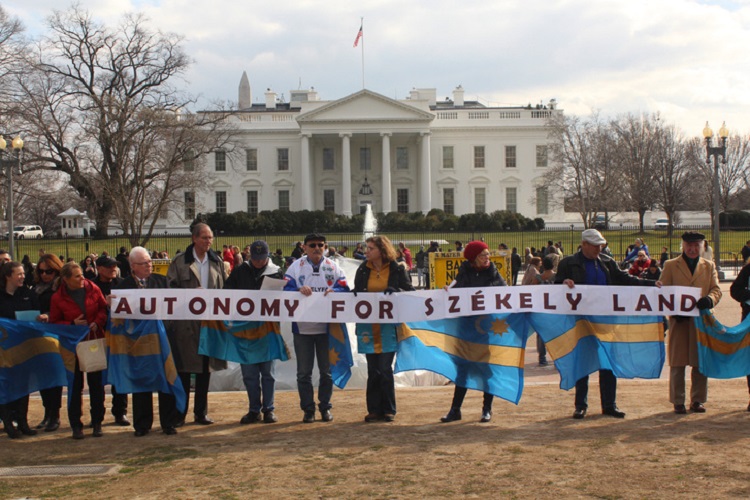 Demonstration For The Autonomy Of Székely Land In Washington D.C. post's picture