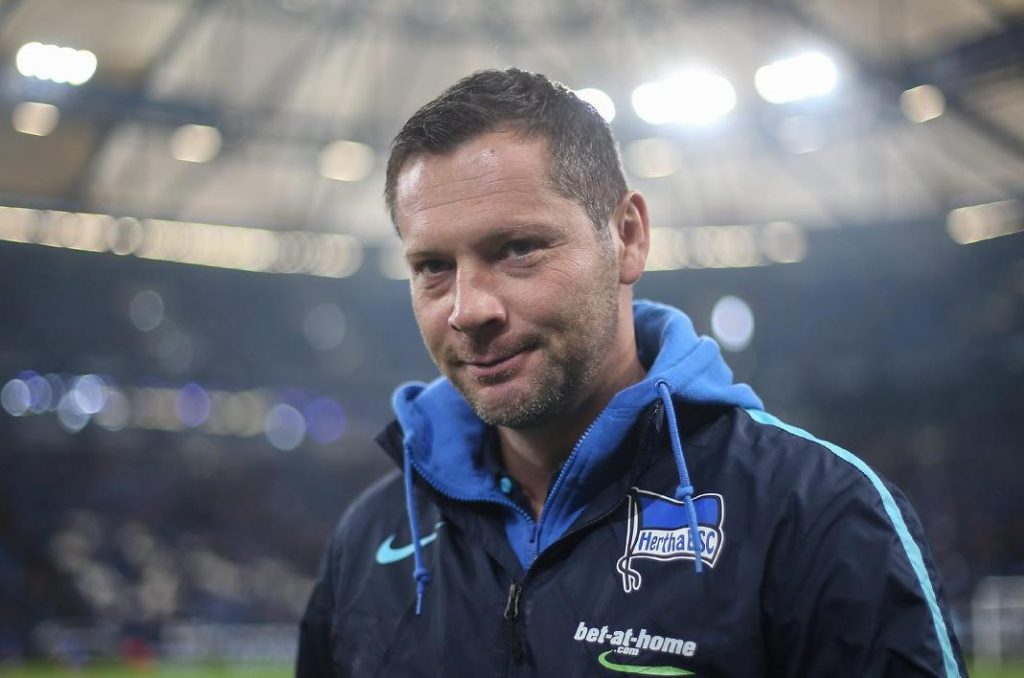 Berlin, Germany. 17th Apr, 2023. Soccer, Bundesliga, Hertha BSC, press  conference. Newly appointed head coach Pal Dardai speaks at a press  conference. Credit: Andreas Gora/dpa/Alamy Live News Stock Photo - Alamy