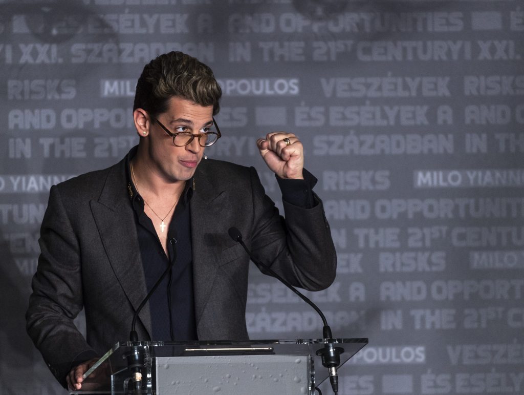 From Attacks on Press Freedom to Uncomfortable Sex “Jokes” – Milo Yiannopoulos’ Bizarre Night in Budapest post's picture