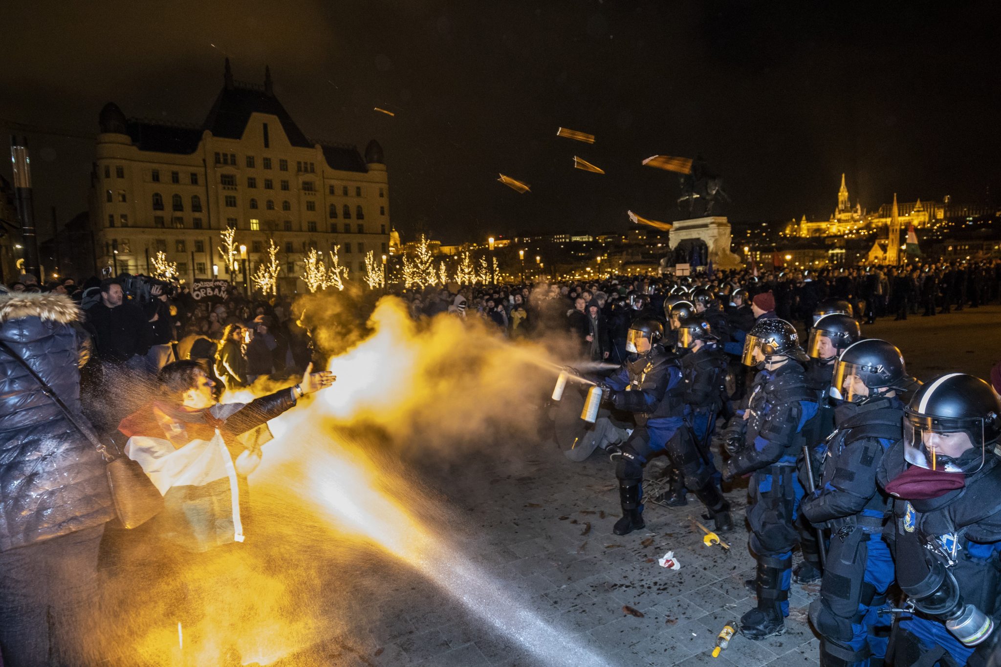 Fire, Aggression and Tear Gas: Demonstration Against 