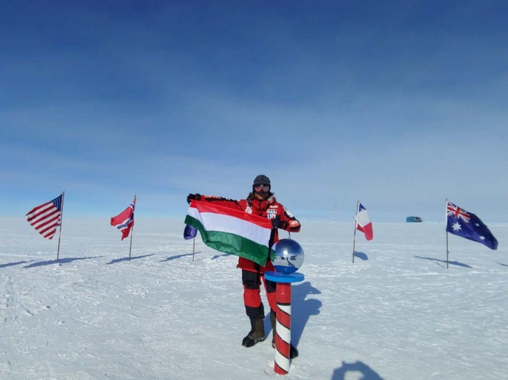 Rakonczay Has Become the First Hungarian to Reach the South Pole post's picture