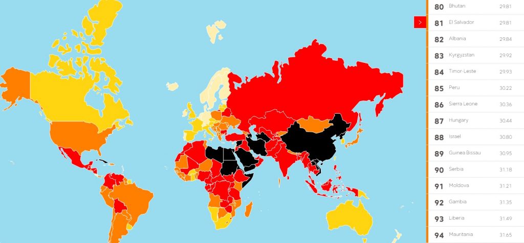 Hungary Slips 14 Places in RSF World Press Freedom Index post's picture