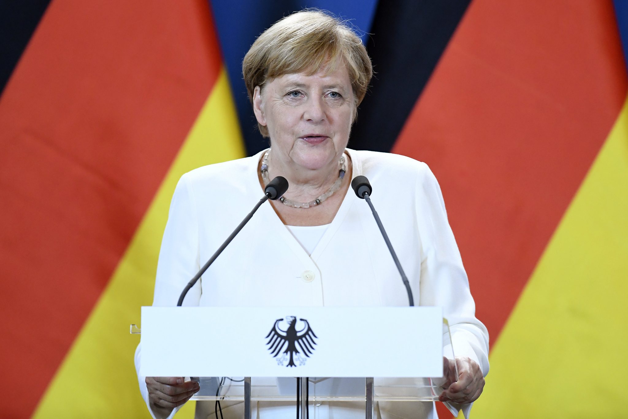 Angela Merkel Concerned About Hungary's Full-House Football Matches