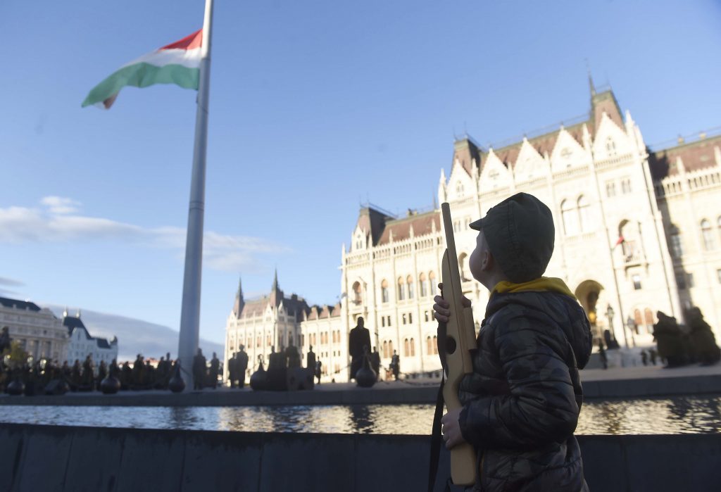 Hungarian Flag at Half-mast to Mark Crushing of 1956 Uprising post's picture