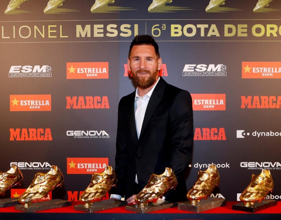 lionel messi 6th golden boot