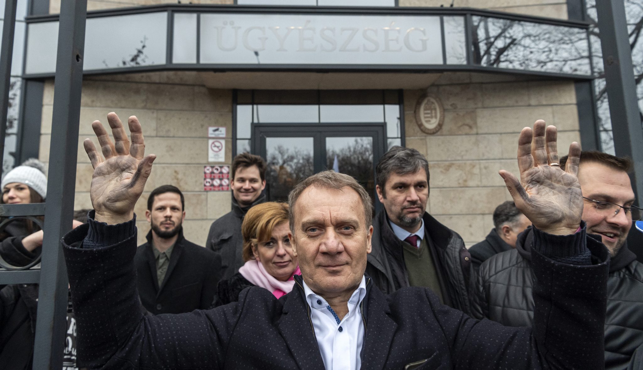 Opposition Protests against Criminal Proceedings against DK's Varju