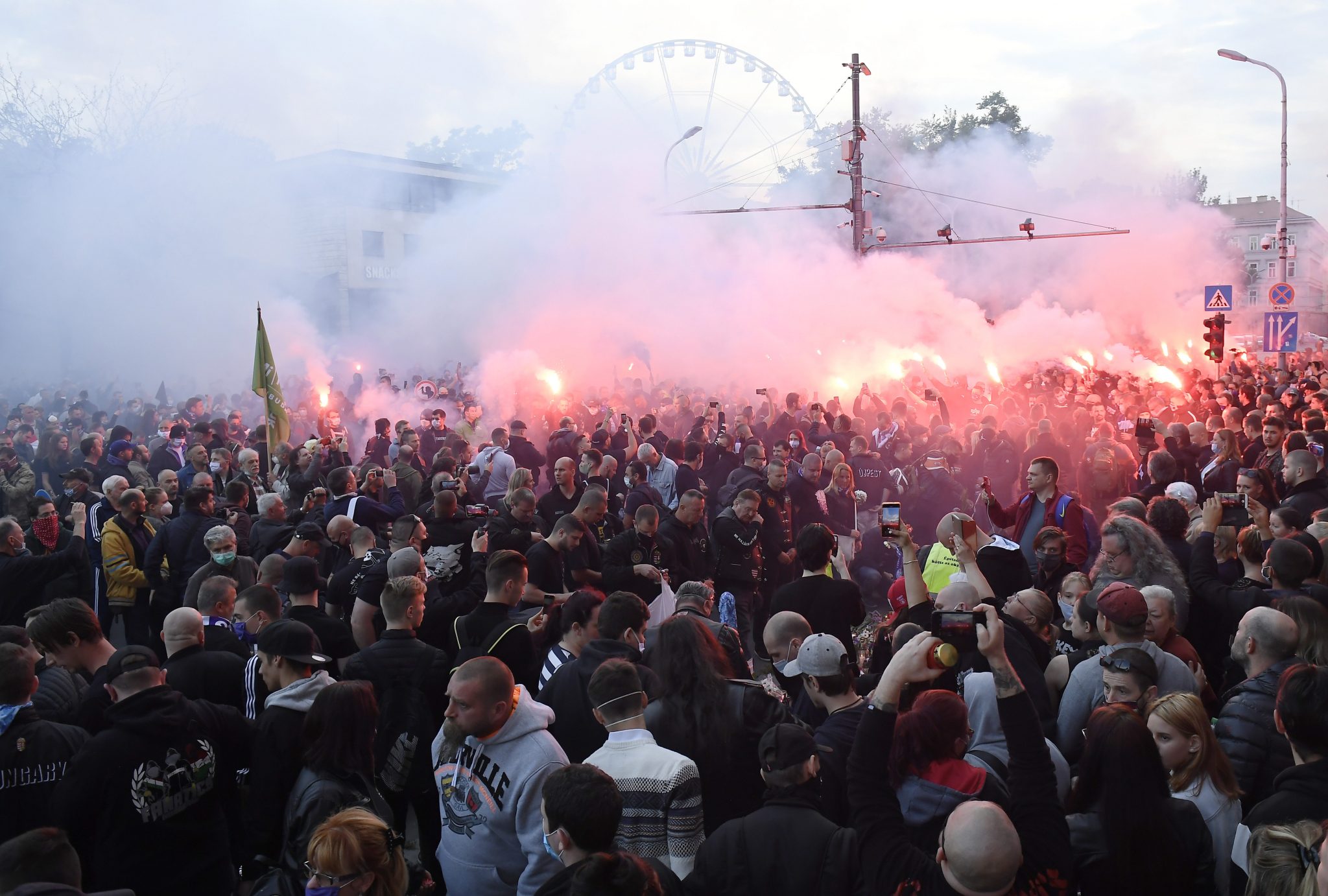 Radical Circles' Commemorations of Budapest Stabbing Victims Go on without Major Incident