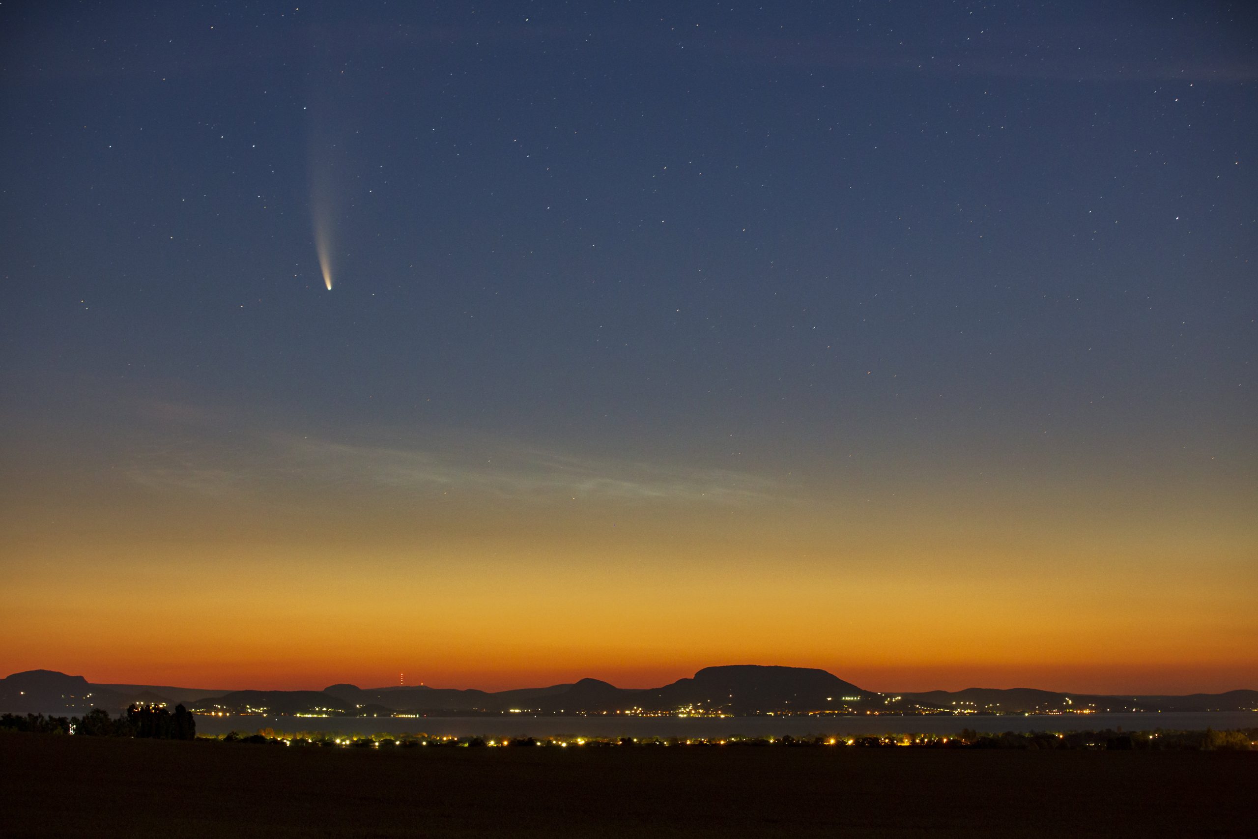 Rare Comet 'Neowise' Passes Earth Once in Thousands of Years, Photographed Above Hungary