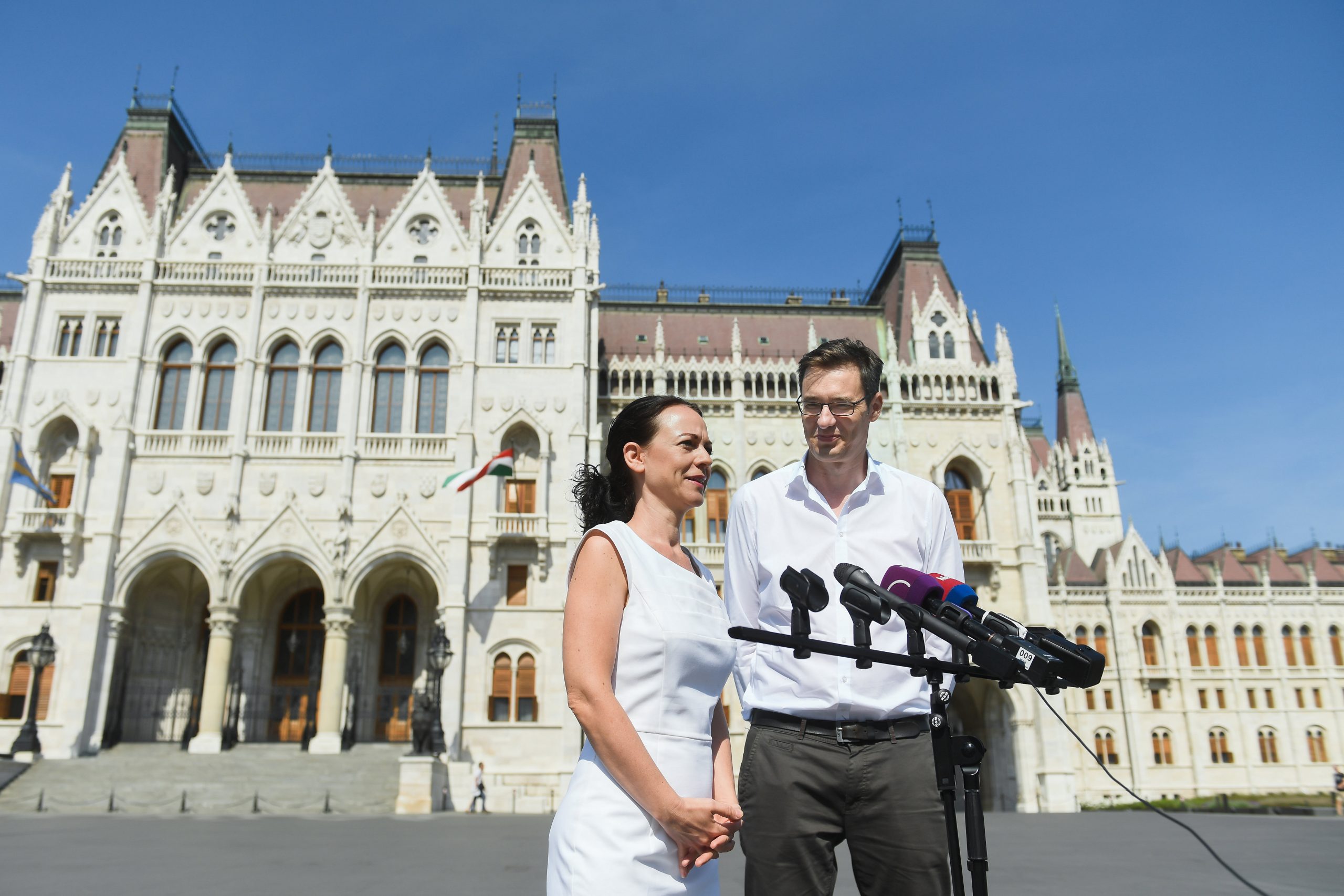 Opposition Párbeszéd Re-Elects Szabó and Karácsony as Co-Leaders