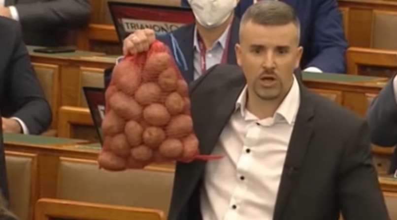 Jobbik Leader Fined Unprecedented 4.4 Million for 'Potato Act'