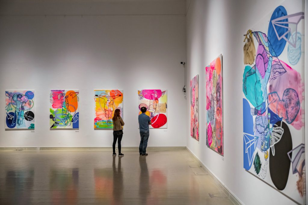 Kunsthalle Exhibition: Falling Through Nóra Soós’ Vibrant Paintings During a Pandemic post's picture