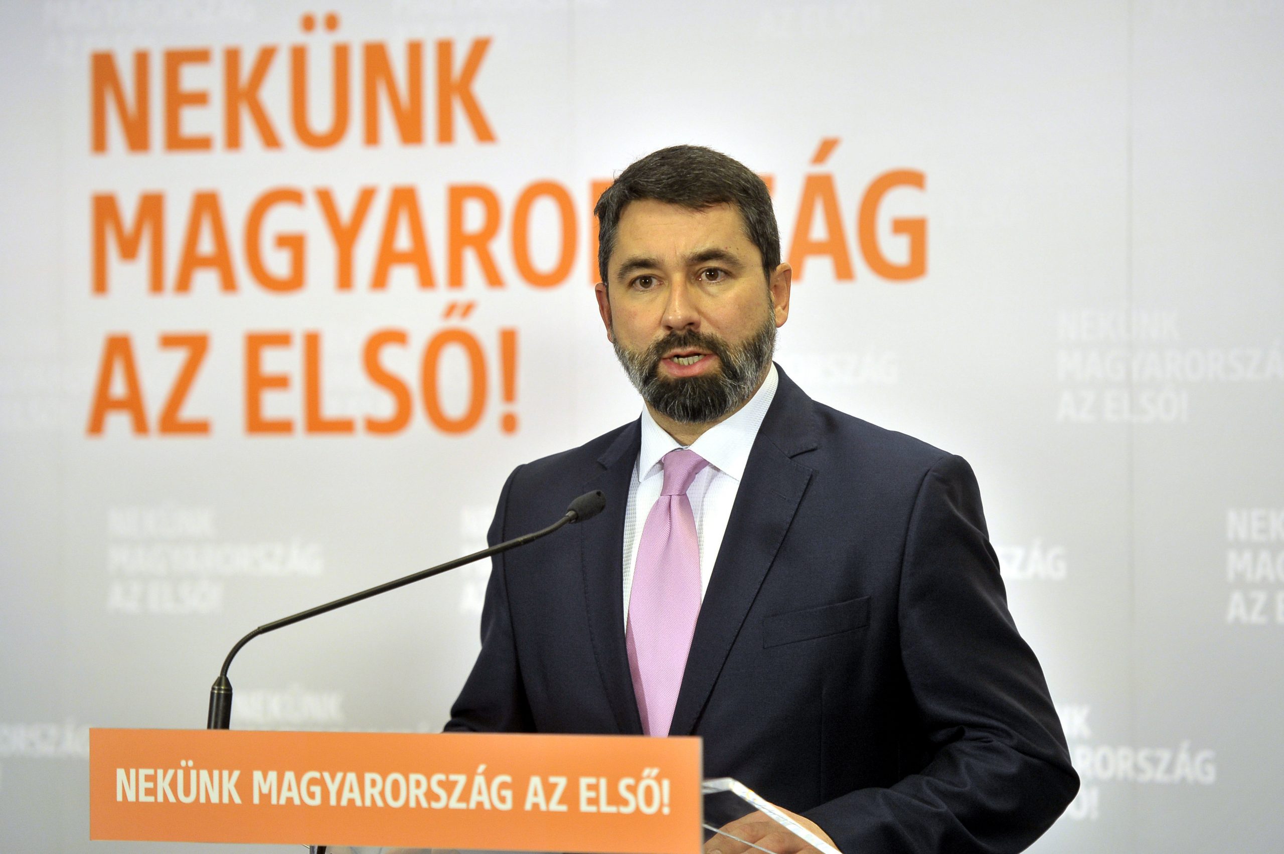 Balázs Hidvéghi Fidesz MEP. Photo: MTI/Kovács Attila