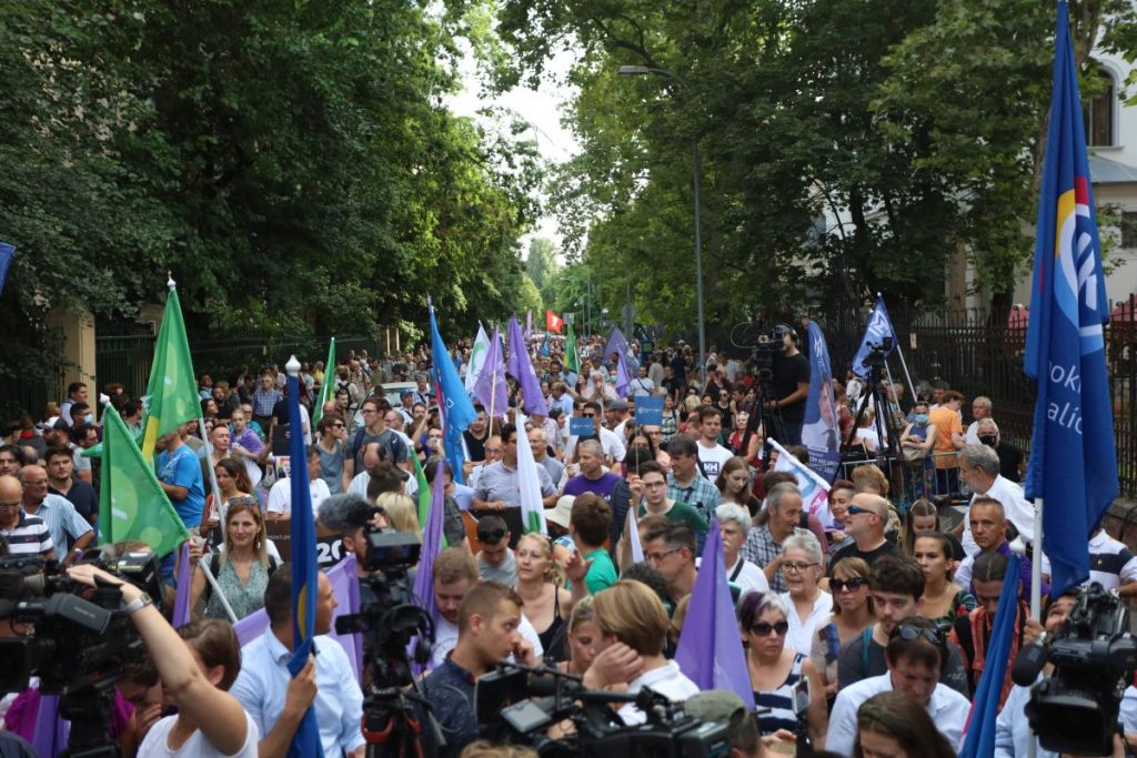 Pegasus Case: Opposition MPs Call on Gov’t to Resign at Budapest Demonstration post's picture