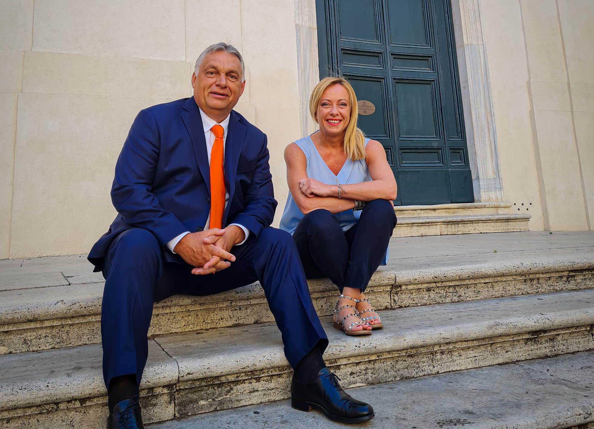 PM Orbán Meets Fratelli d'Italia Leader in Rome - Hungary Today