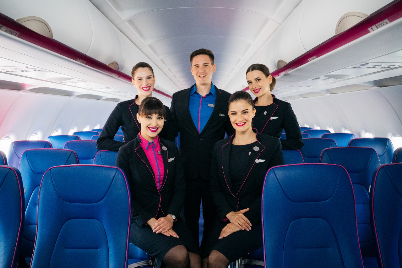 Wizz Air to Hire 800 Flight Attendants by Year-end