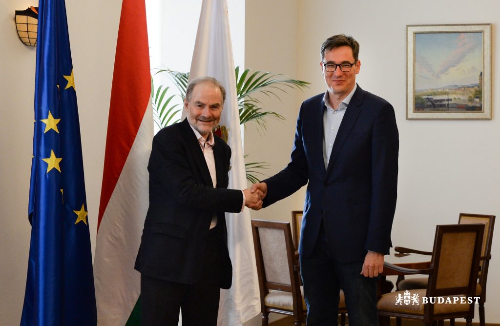 Budapest Mayor Karácsony Meets Historian Timothy Ash post's picture
