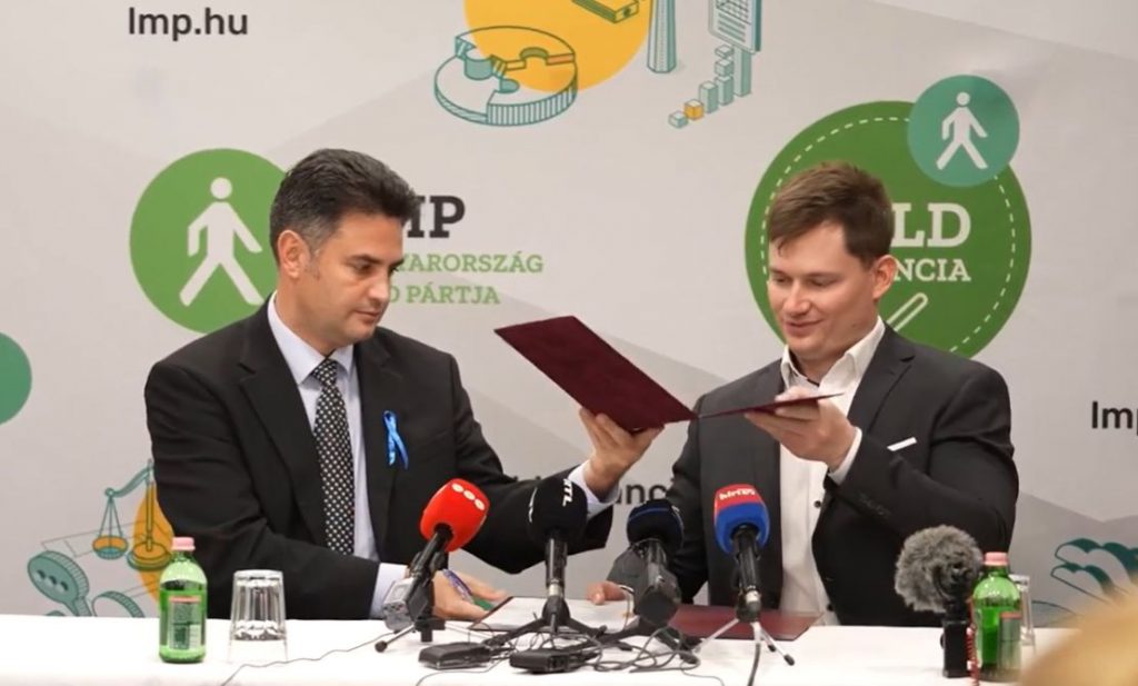 PM Candidate Márki-Zay and LMP Sign Joint Statement on Green Policy Goals post's picture
