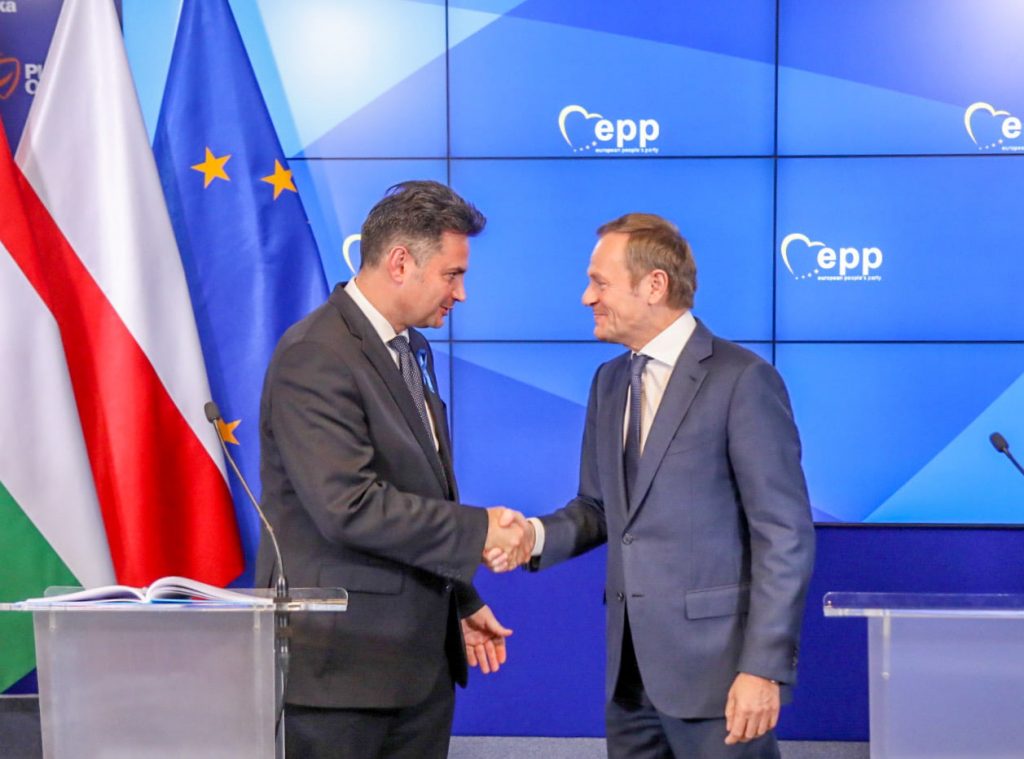 Tusk: “European People’s Party Welcomes Péter Márki-Zay” post's picture