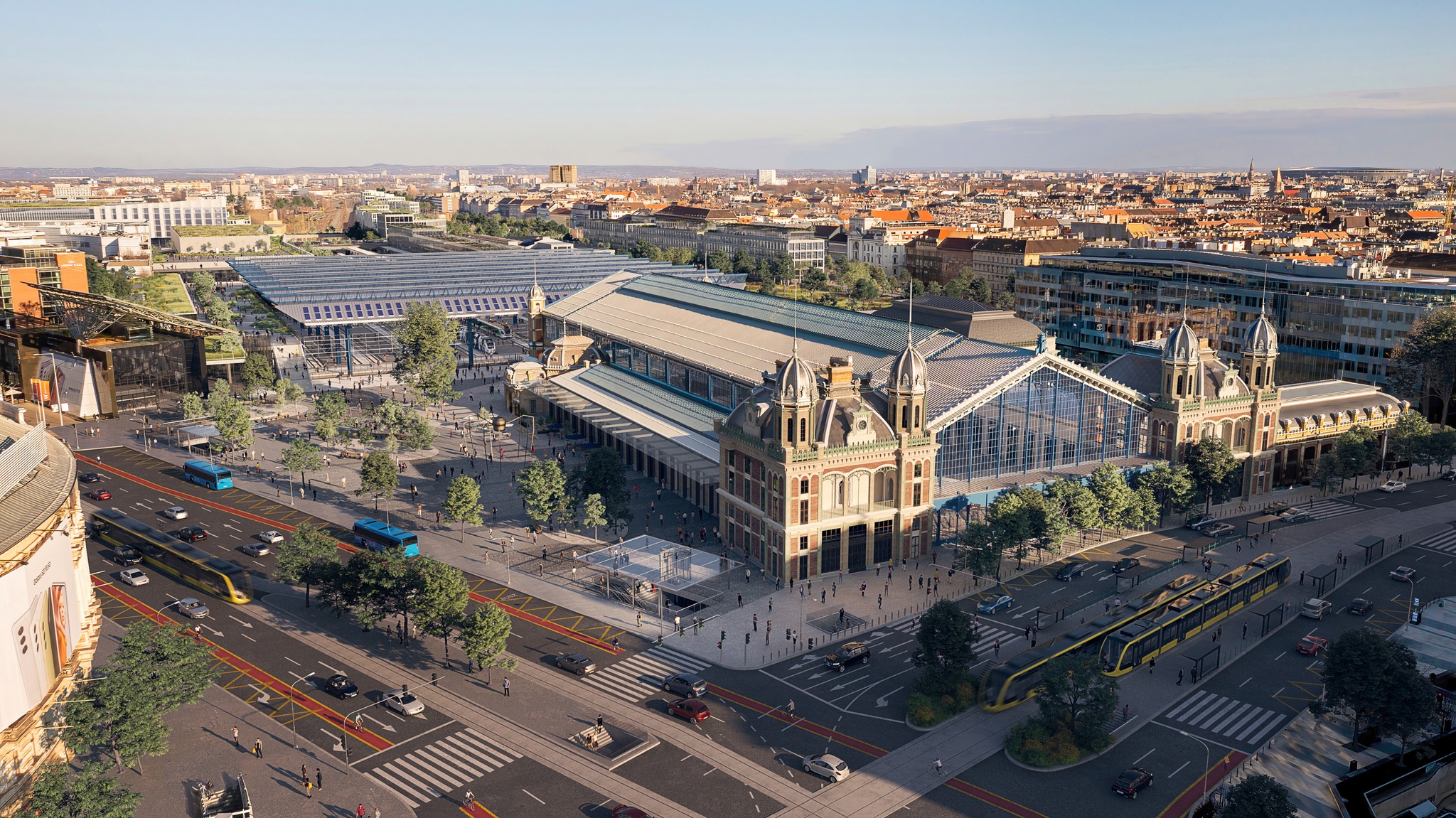 Winning Design Revealed for Budapest's Iconic Nyugati Railway Station - Photos!