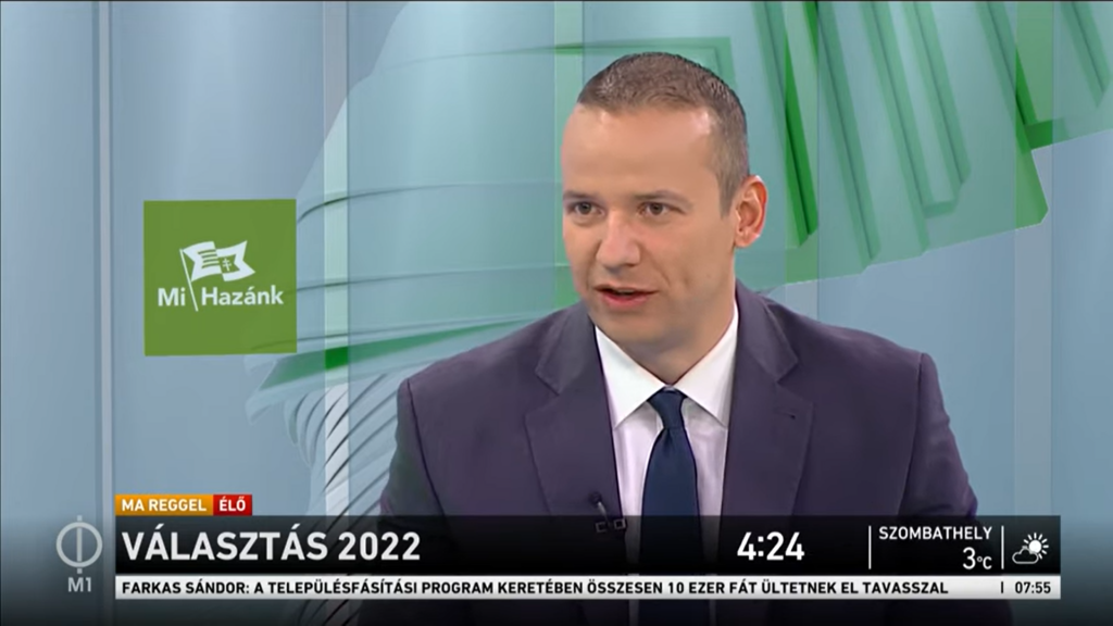 Far-Right Mi Hazánk on State Television: “We Were Last Here 2 Years Ago” post's picture