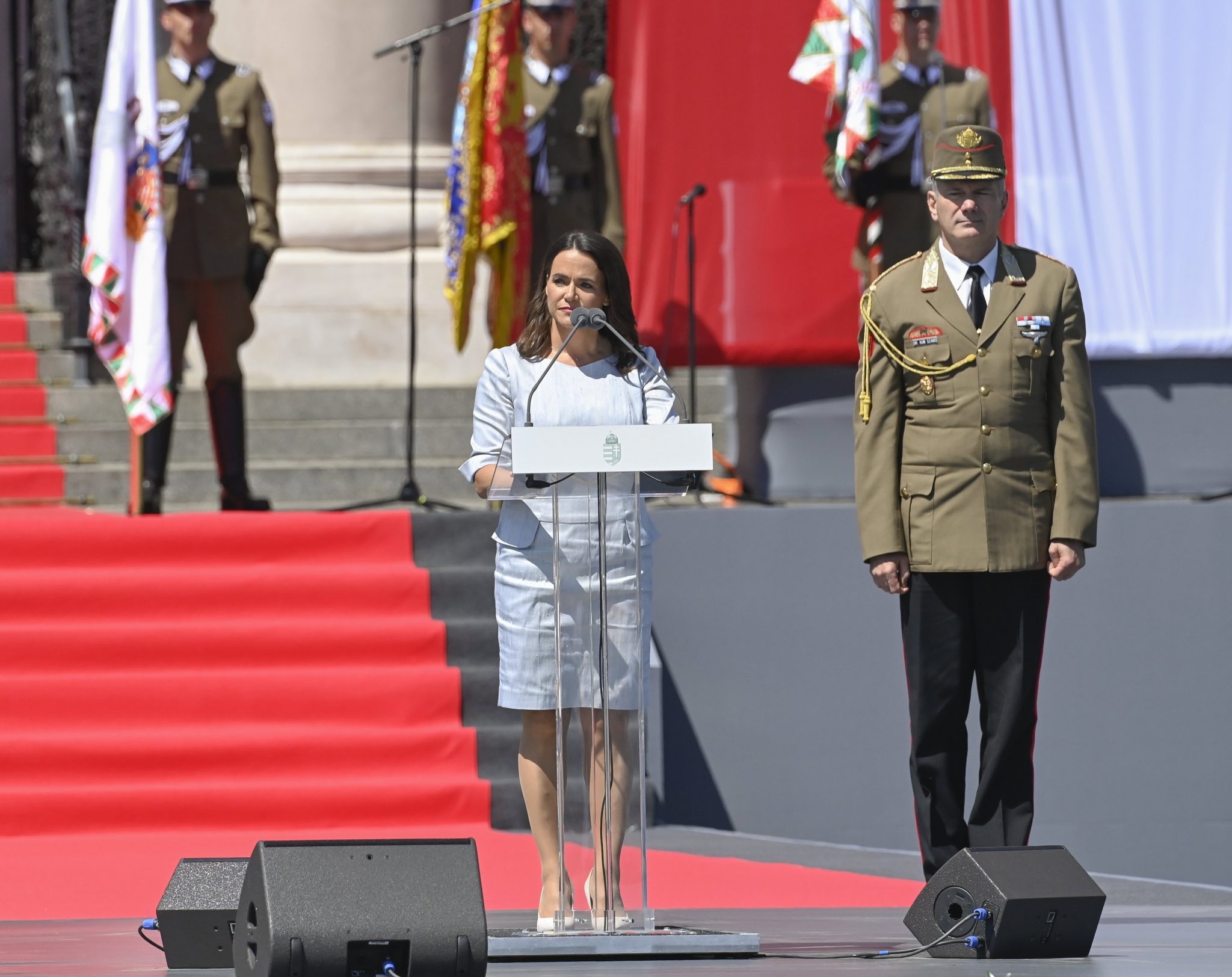 At Her Inauguration Ceremony, Katalin Novák Promises to Be President of