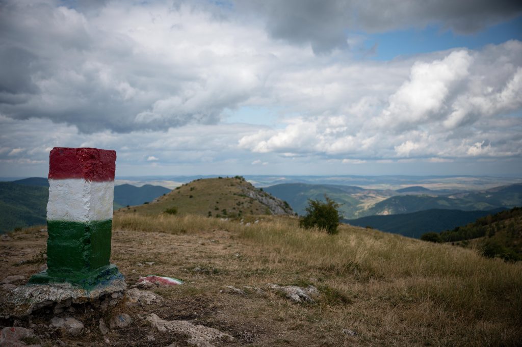 Stone Pillar Repainted in Romanian Colors Where President Novák Recently Took Photo post's picture