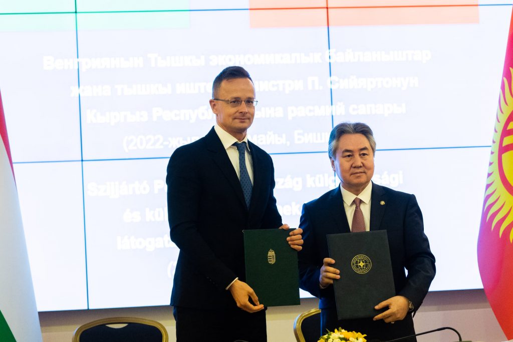 FM Szijjártó: Hungary, Kyrgyzstan Ready to Advance Cooperation post's picture
