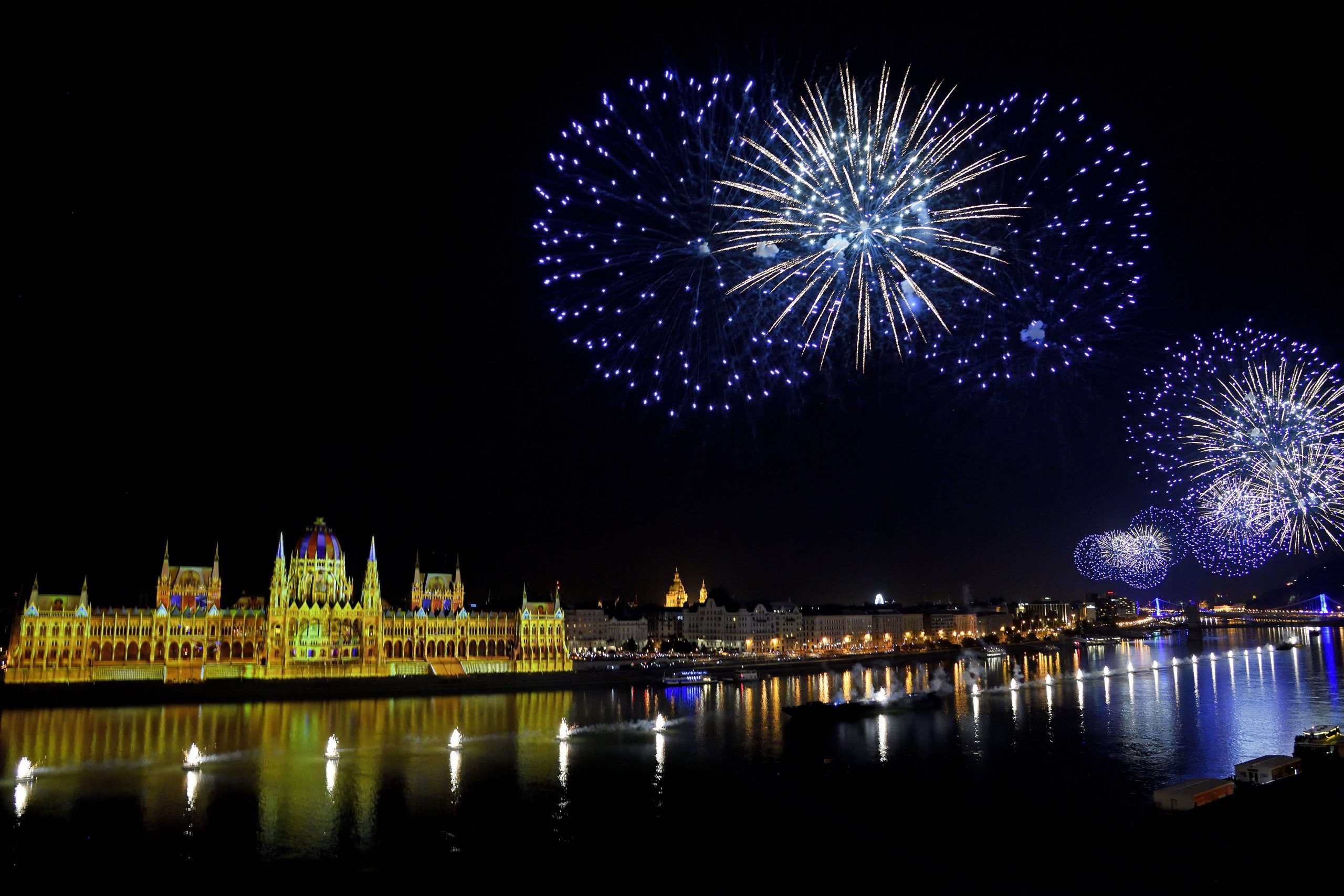 Worth the Wait! Fireworks Displays Dazzle Along the River Danube
