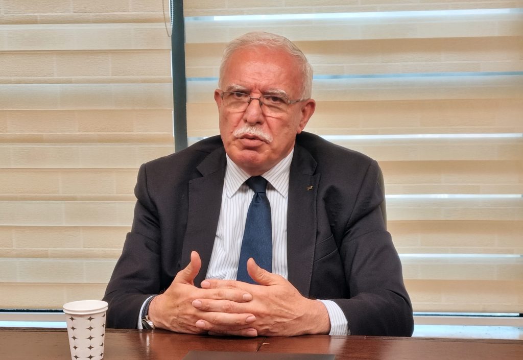 Palestine Report II. – Interview with Foreign Minister Riyad al-Maliki post's picture