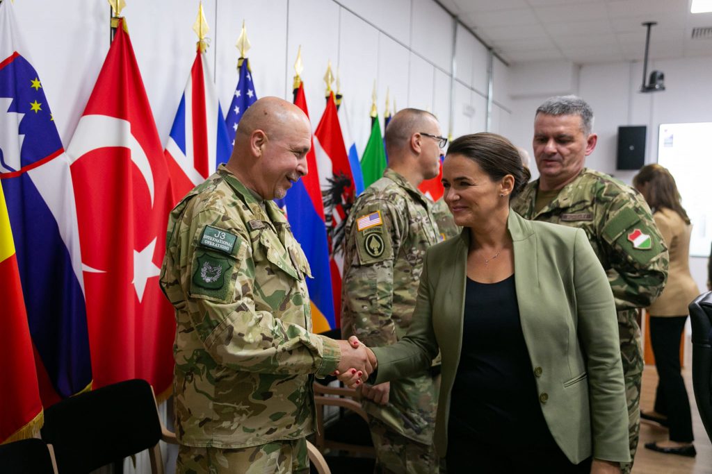 President Novák Visits Hungarian Soldiers Serving in Kosovo post's picture