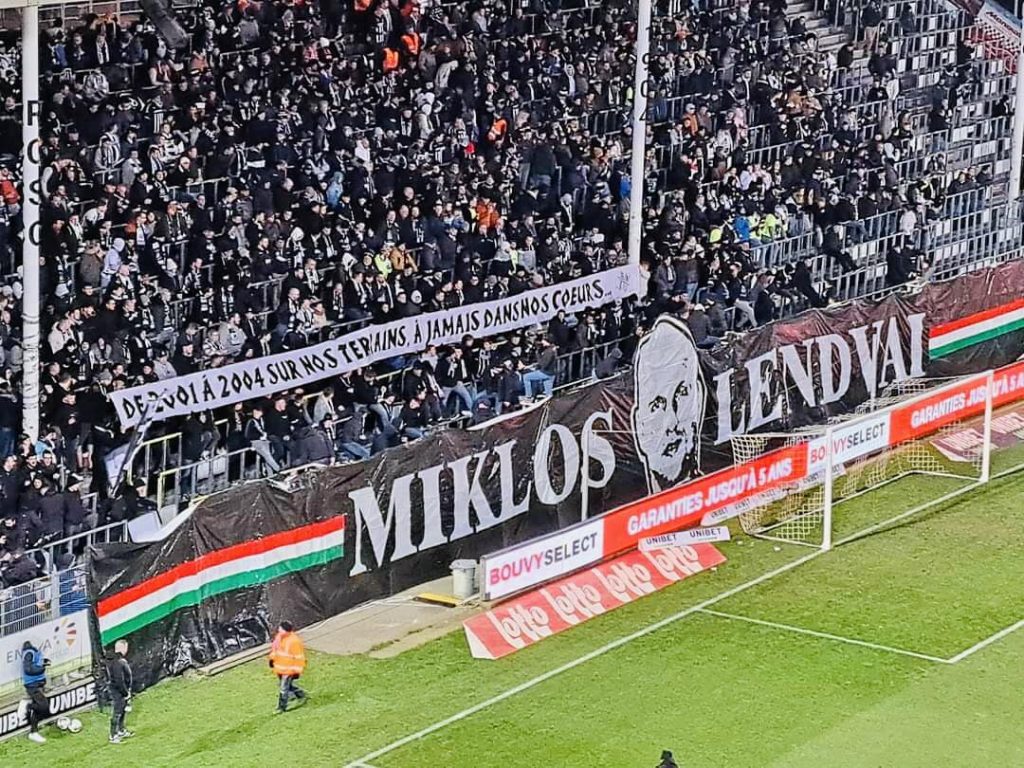 Belgian Football Fans Pay Moving Tribute to Miklós Lendvai