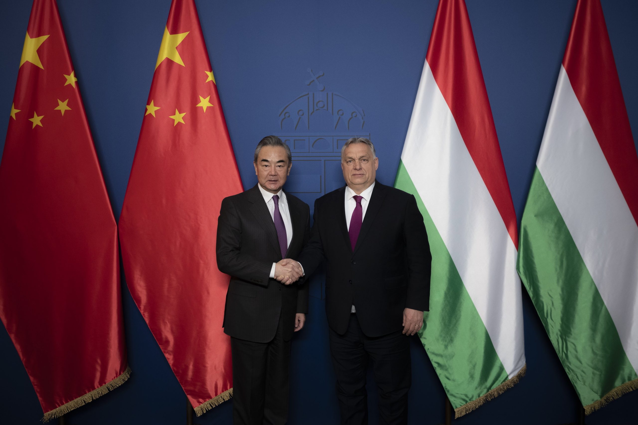 Čínský diplomat Wang Yi v Budapešti