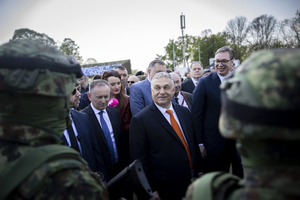Viktor Orbán Attends Military Display with Serbia’s President post's picture