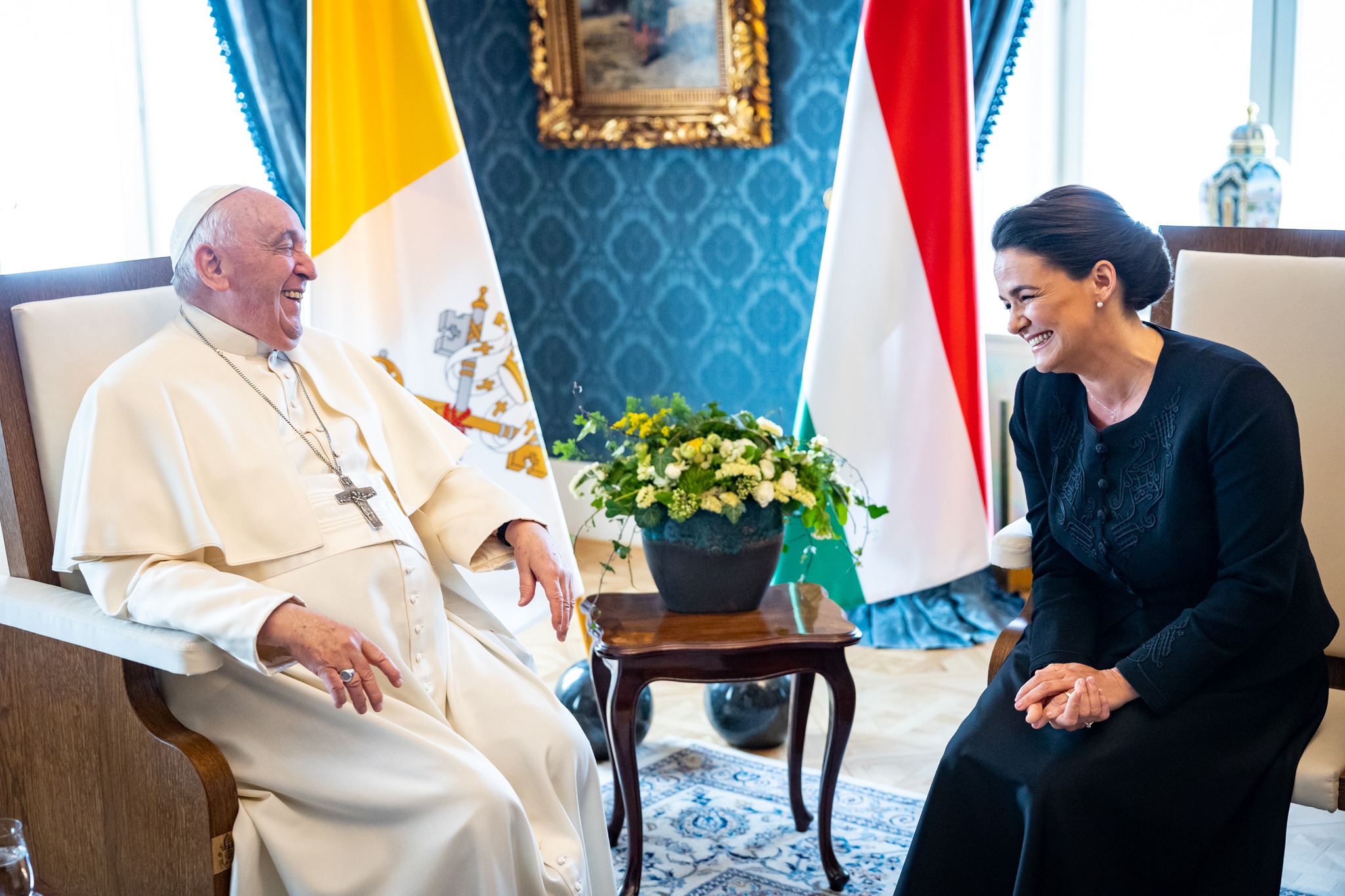 President Novák: It was good to be Hungarian during the Pope's visit