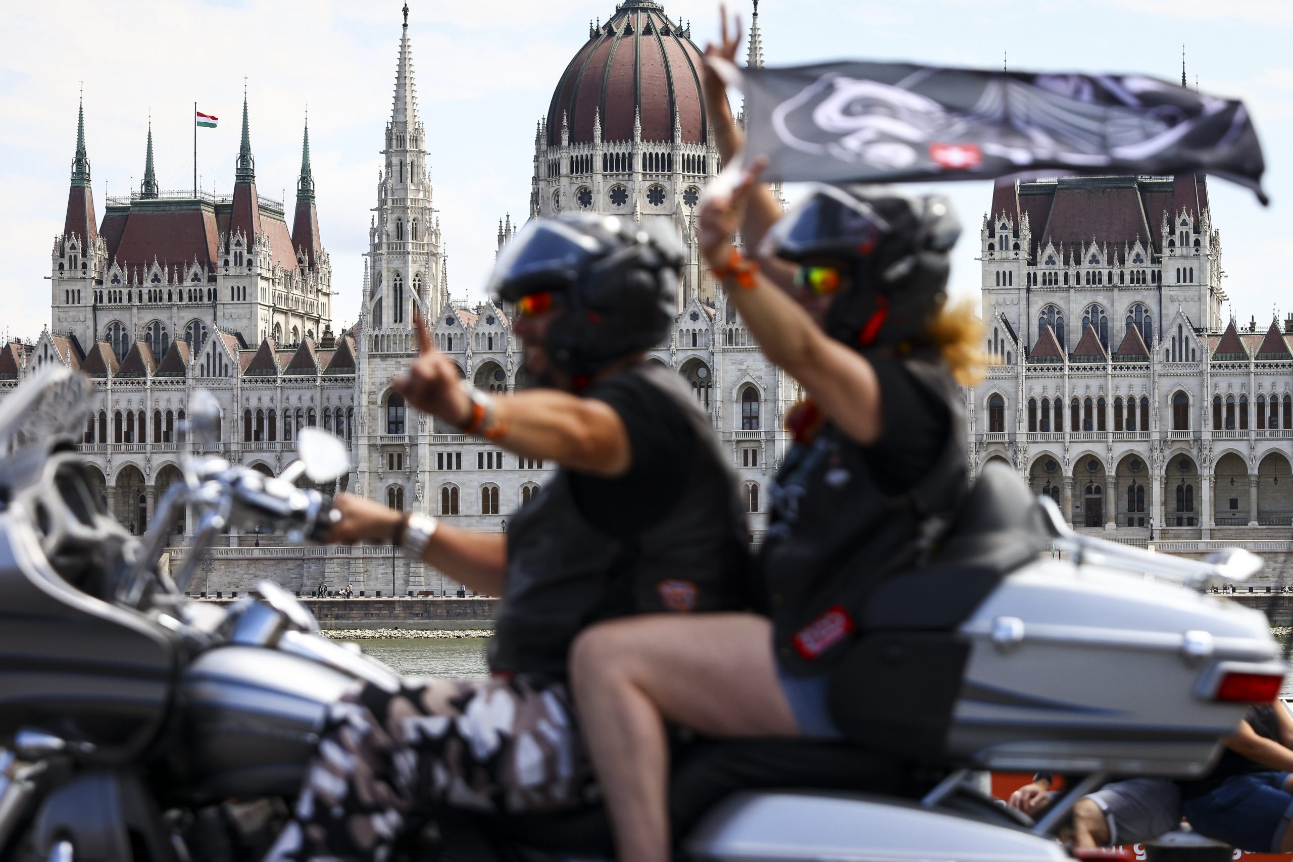 Harley-Davidsons Rev Up Budapest
