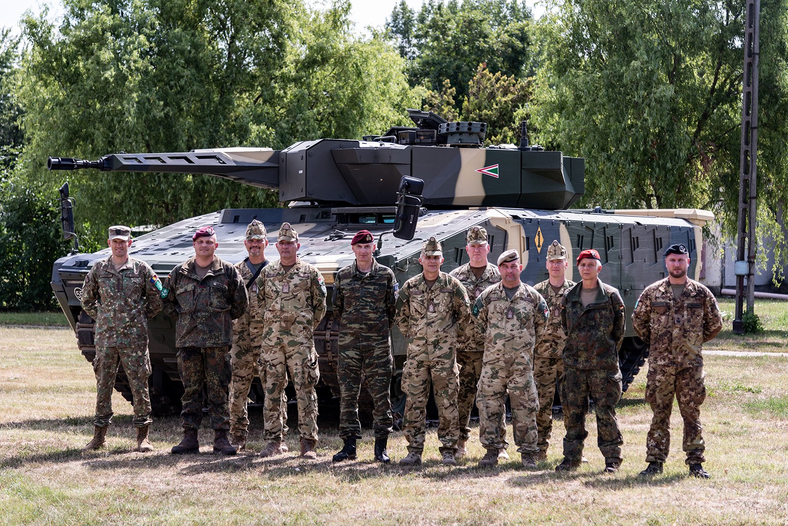 NATO Delegation Praises Multi-National Task Force Deployed in Hungary