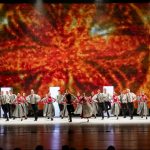 Hungarian Folk Ensemble Performs Traditional Dance on the Great Wall of China