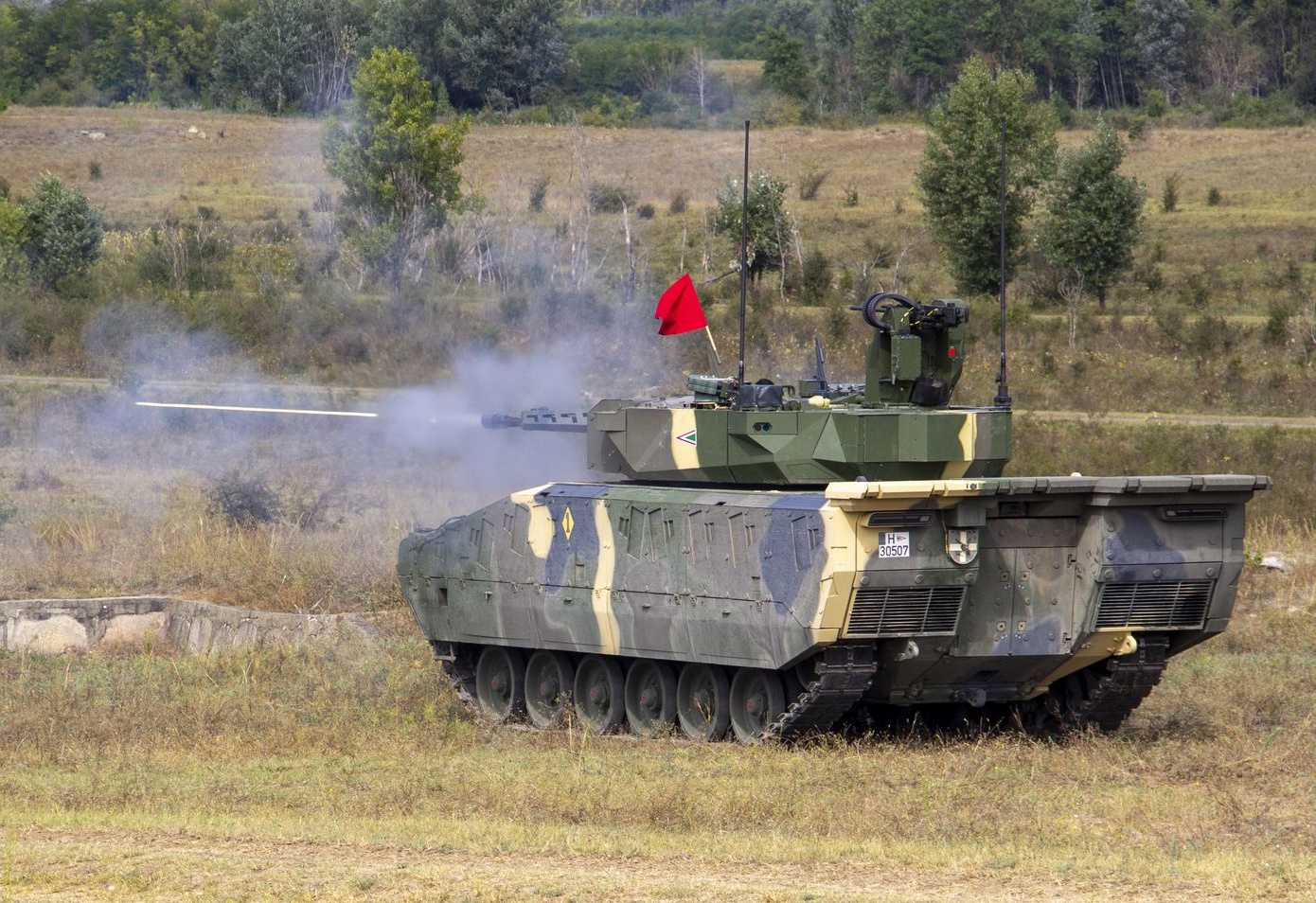 First Live Fire Exercise with the New Lynx IFVs