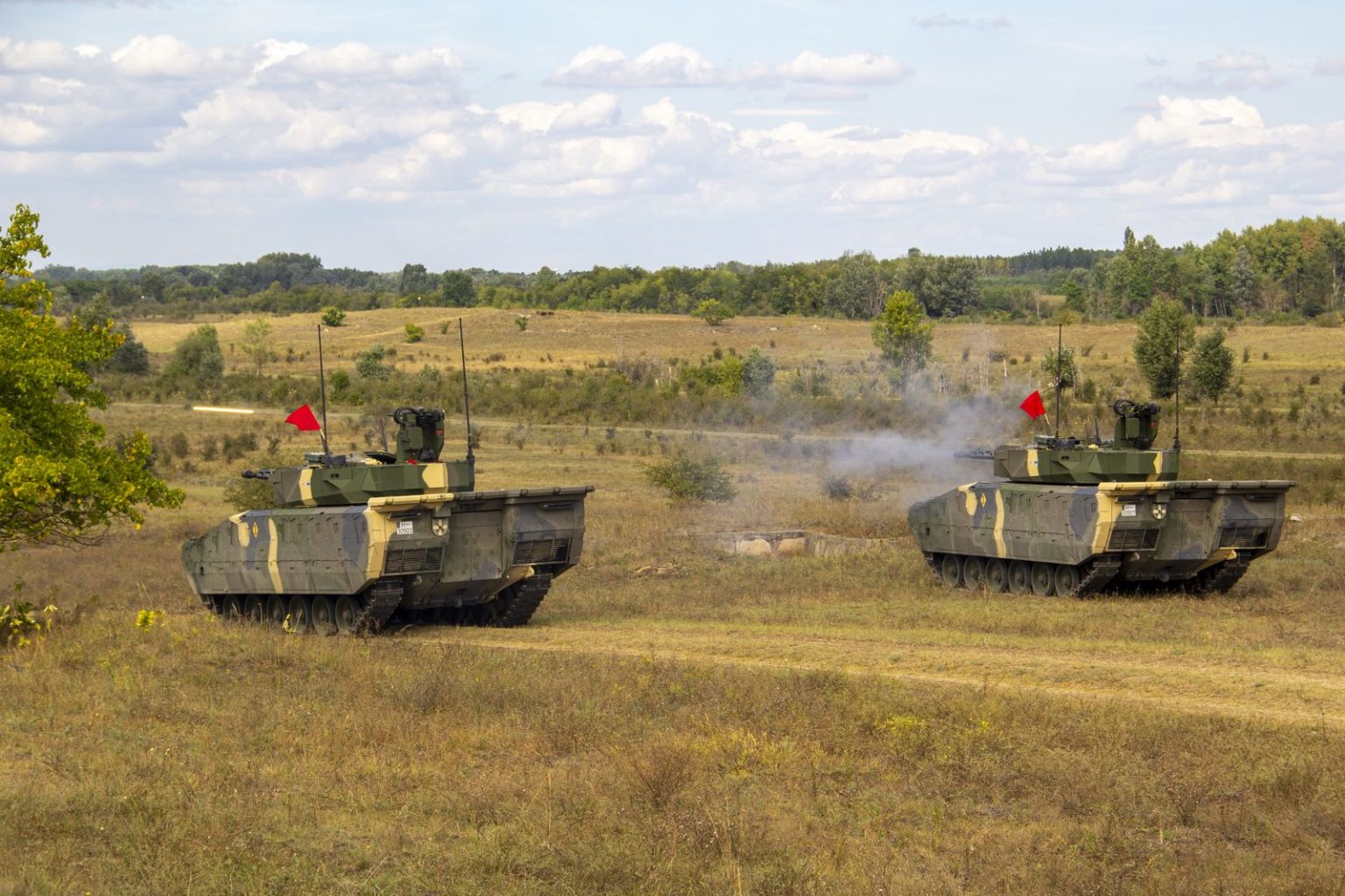 First Live Fire Exercise with the New Lynx IFVs