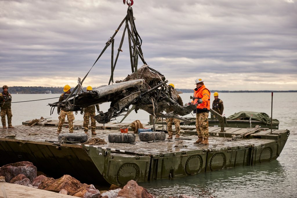 Wreckage of World War II Fighter Plane Recovered from Lake Balaton post's picture