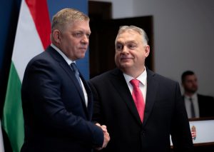 Czech PM Not Pleased to Speak to Viktor Orbán and Robert Fico at V4 Summit
