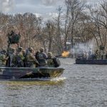 U.S.- Hungarian Military Exercise Being Held with Armored Vessels