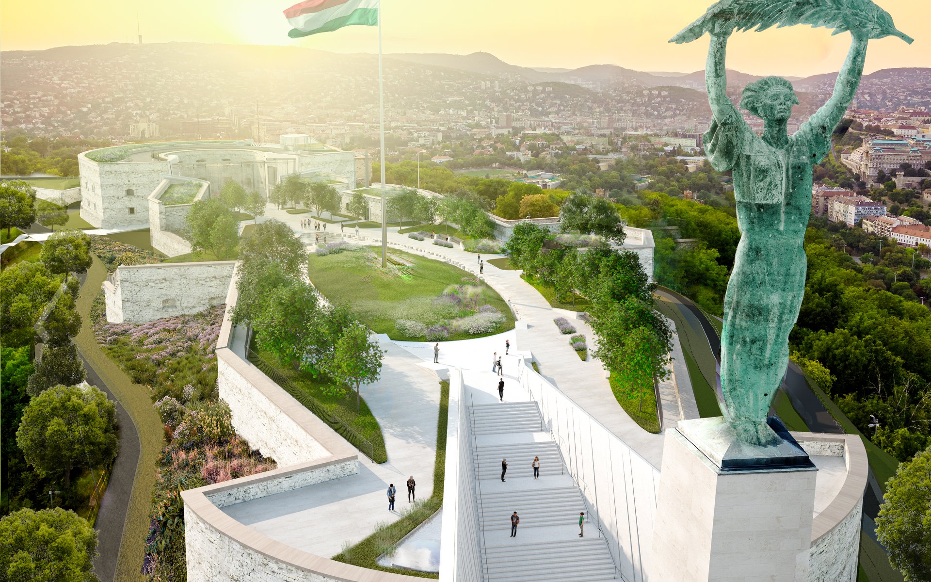 Budapest nevezetes Citadellája modern átalakítást kap