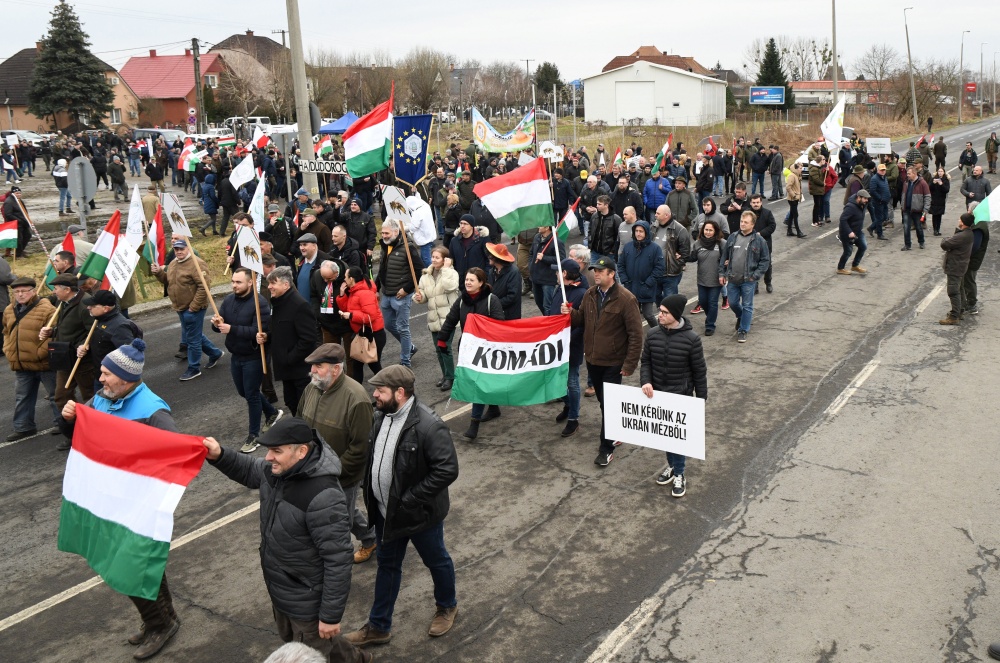 Hungarian Farmers Protest against the Extension of Unlimited Ukrainian Imports post's picture