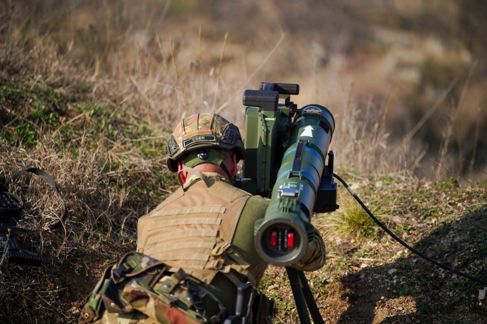 Defense Forces Train with the Most Modern Anti-tank Missile