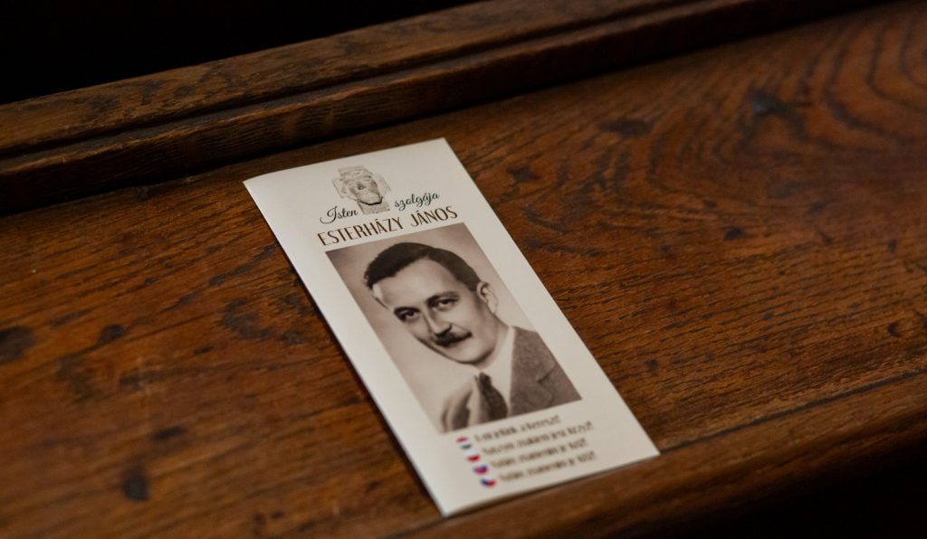 Memorial Service for Political Martyr, János Esterházy post's picture