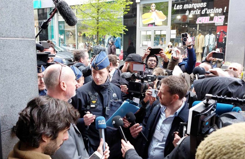 Breaking: Police Enter National Conservatism Conference in Brussels post's picture